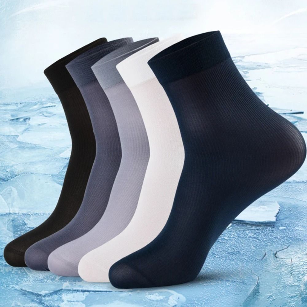 10pairs Fashion Breathable Men - Silk Sock Bamboo ulasan dan harga