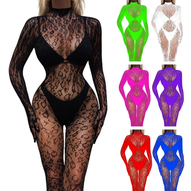 Women Translucence Nightgown L - Fishnet Stocking Women ulasan dan harga