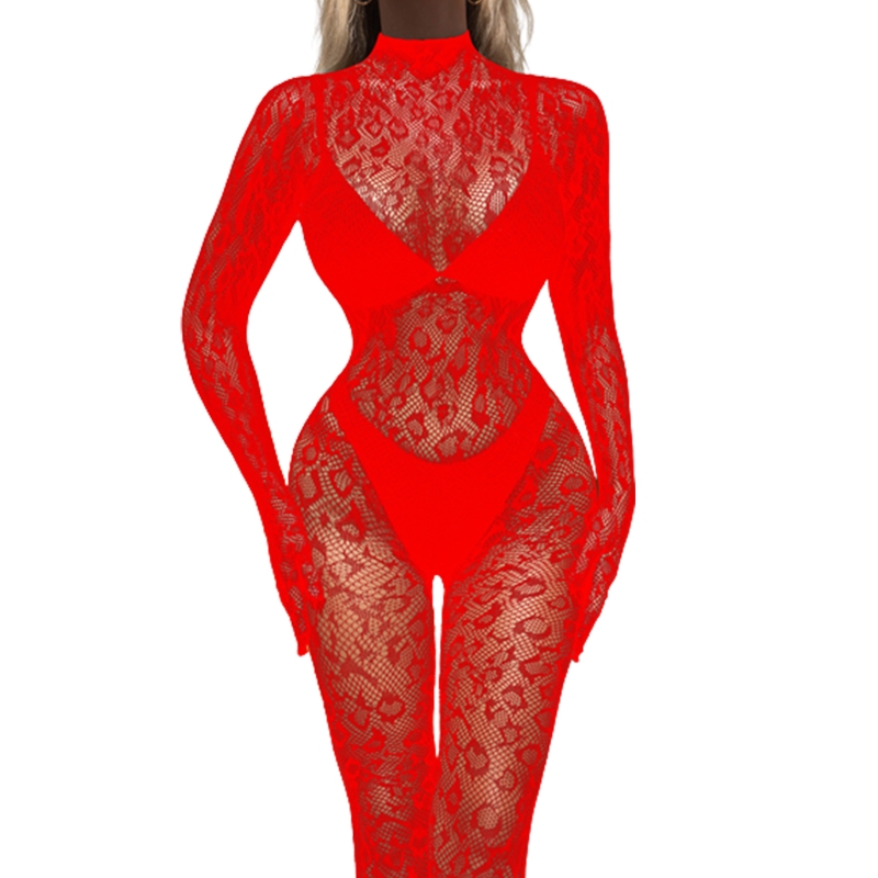Women Translucence Nightgown L - Fishnet Stocking Women ulasan dan harga