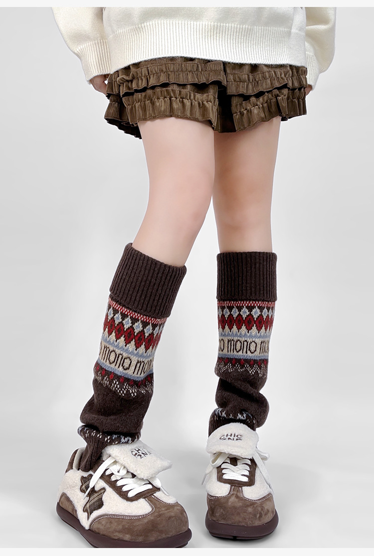 New Women's Knitted Leg Warmer - Boot Sock Slouchy ulasan dan harga