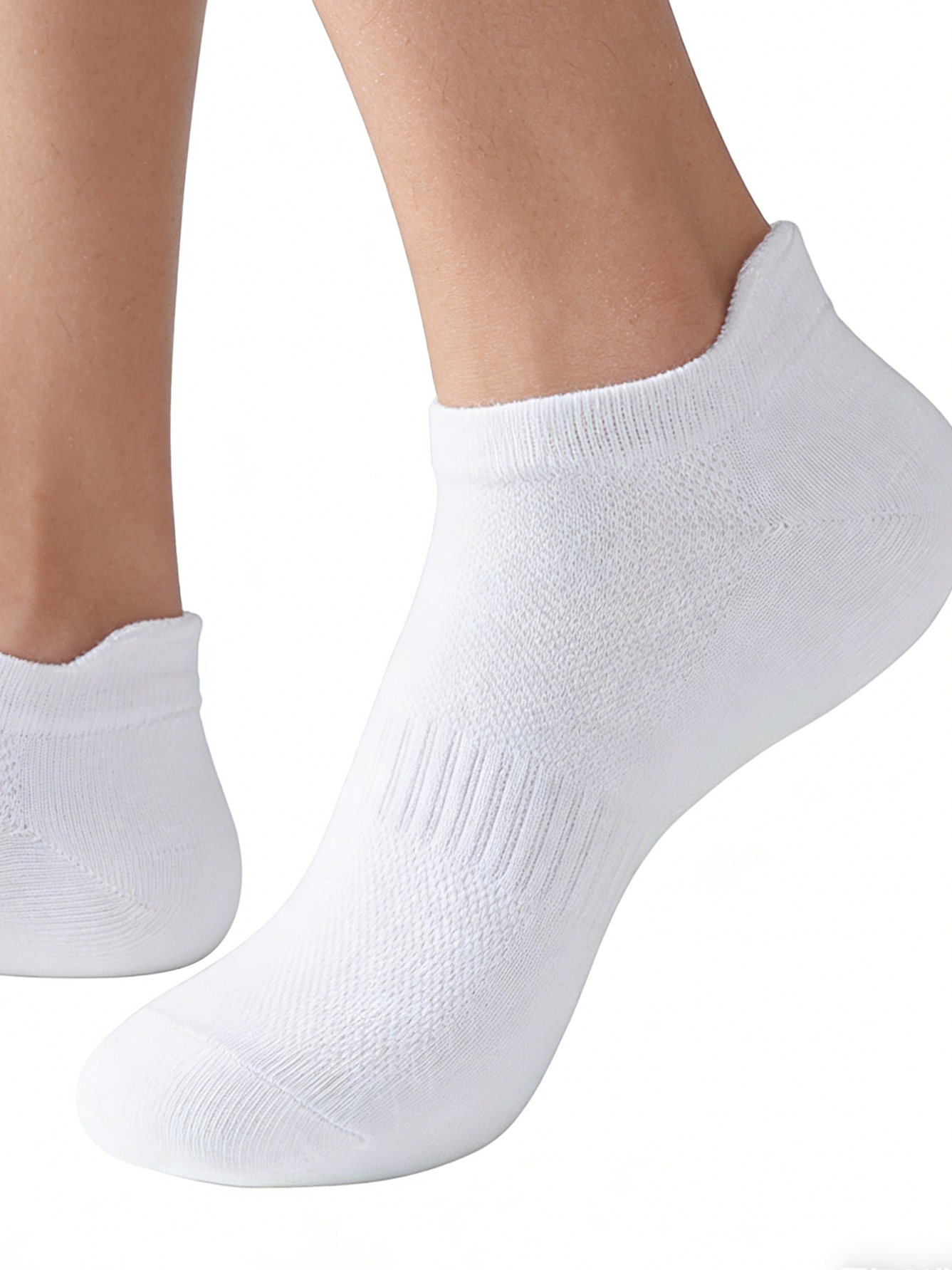 6 Pairs Women Men White Ankle  - No Show Sock Women ulasan dan harga