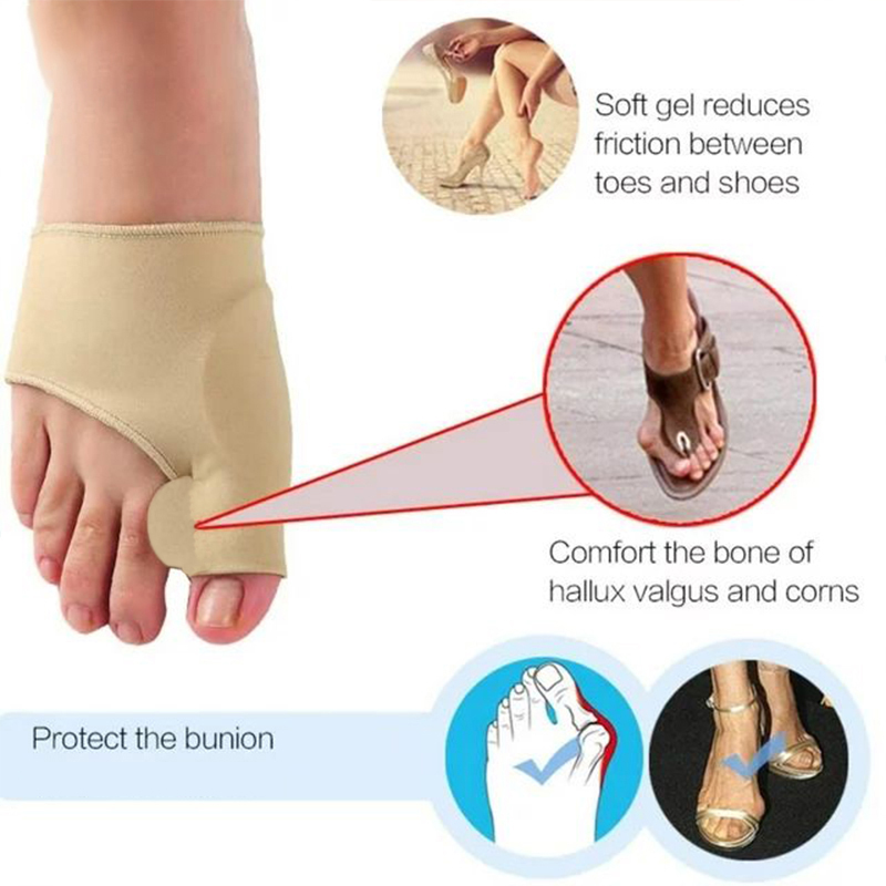 QIWU 1pairToes Corrector Big T - Ankle Brace Sock ulasan dan harga