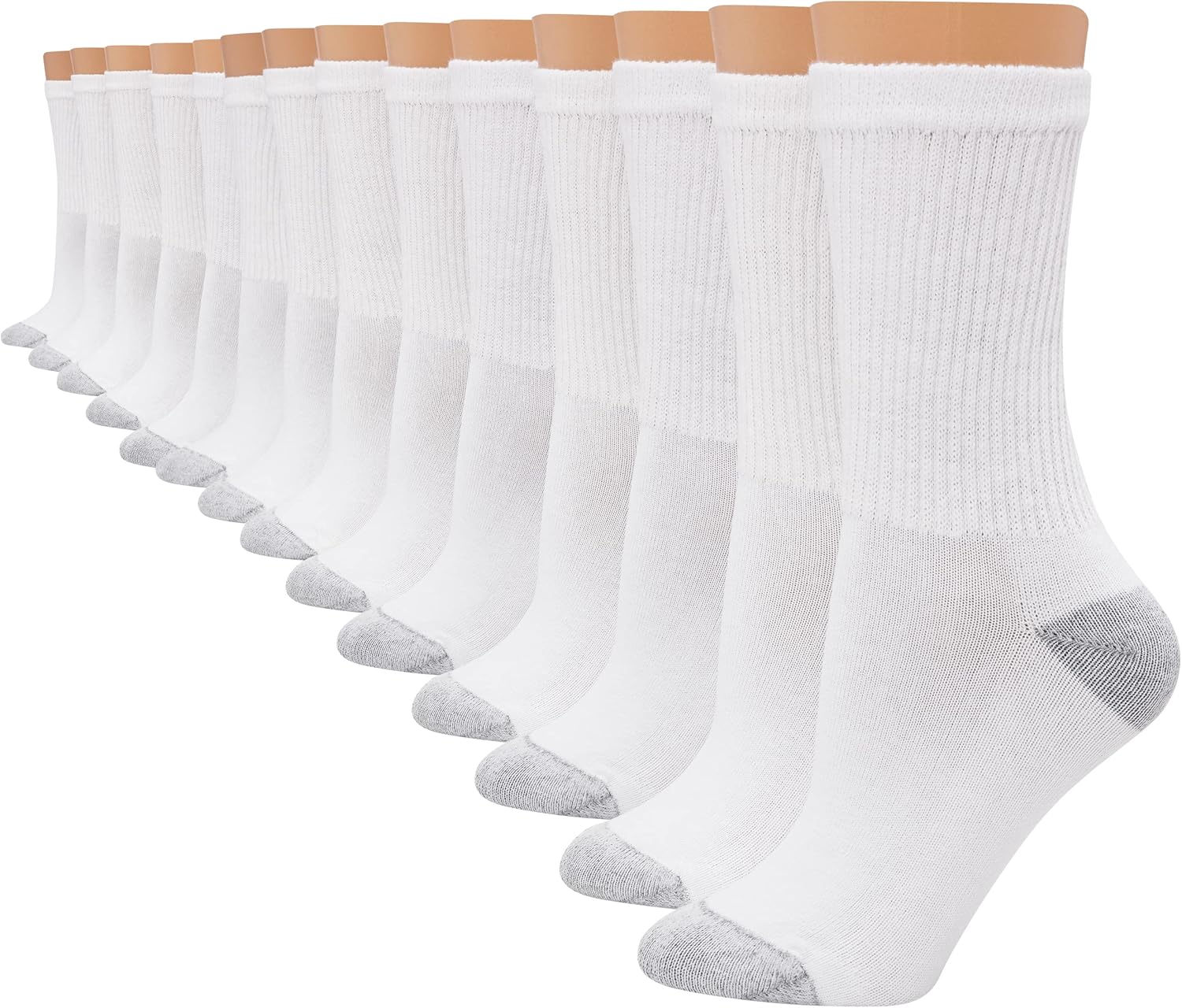 Women's Moisture-Wicking Cushi - Cotton Crew Sock Pack ulasan dan harga