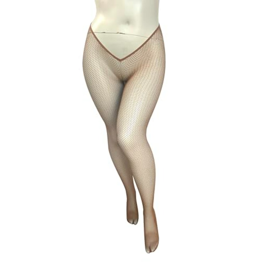 V-Cut Skintone Gold Glitter Fi - Fishnet Stocking Women ulasan dan harga