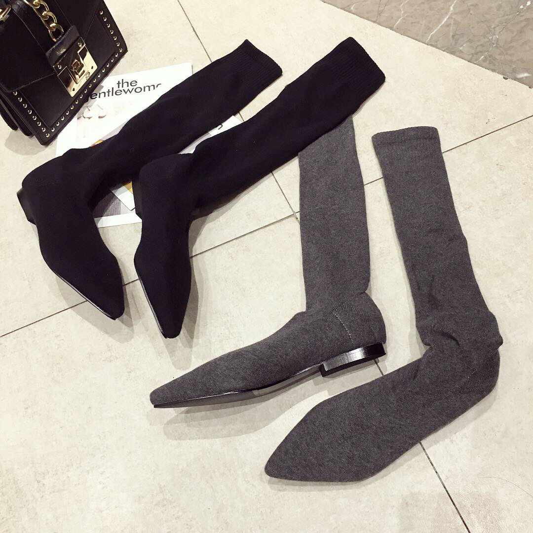 AIYKAZYSDL 2024 Autumn Kitten  - Boot Sock Slouchy ulasan dan harga