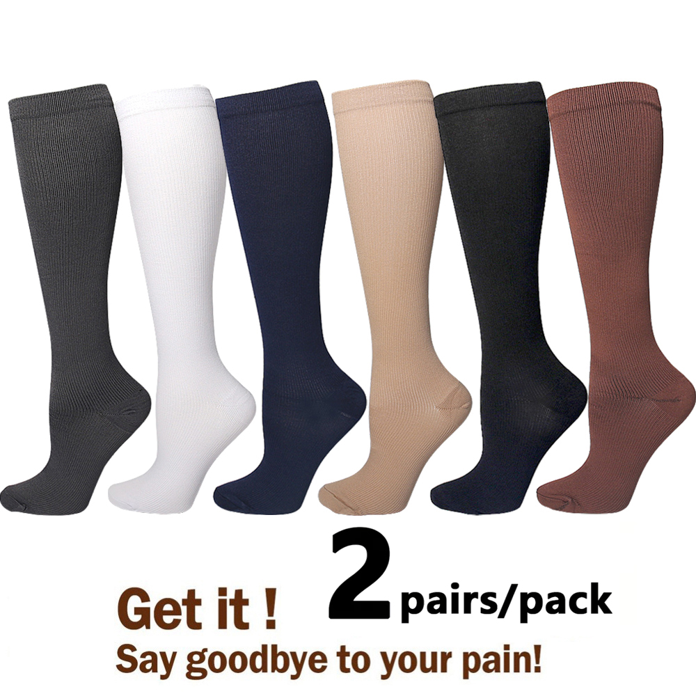 2Pairs Compression Socks Runni - Compression Sock Medical ulasan dan harga