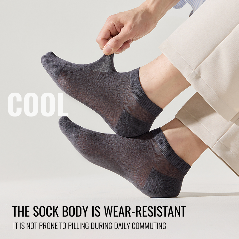 MiiOW Bamboo Short Sock Men No - Silk Sock Bamboo ulasan dan harga