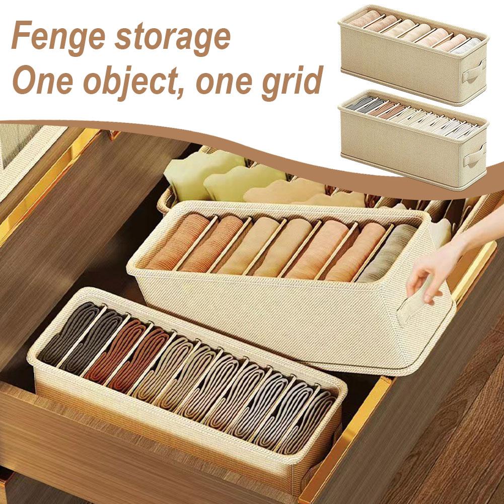 6/7 Grids Drawer Organizer Bra - Sock Organizer Tray ulasan dan harga