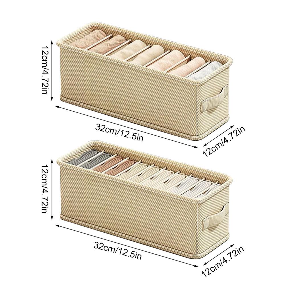 6/7 Grids Drawer Organizer Bra - Sock Organizer Tray ulasan dan harga