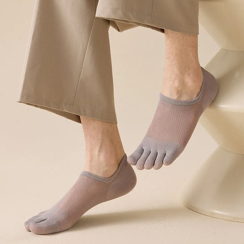 5 Pairs Man Summer Thin Toe So - Ankle Sock Low Cut ulasan dan harga