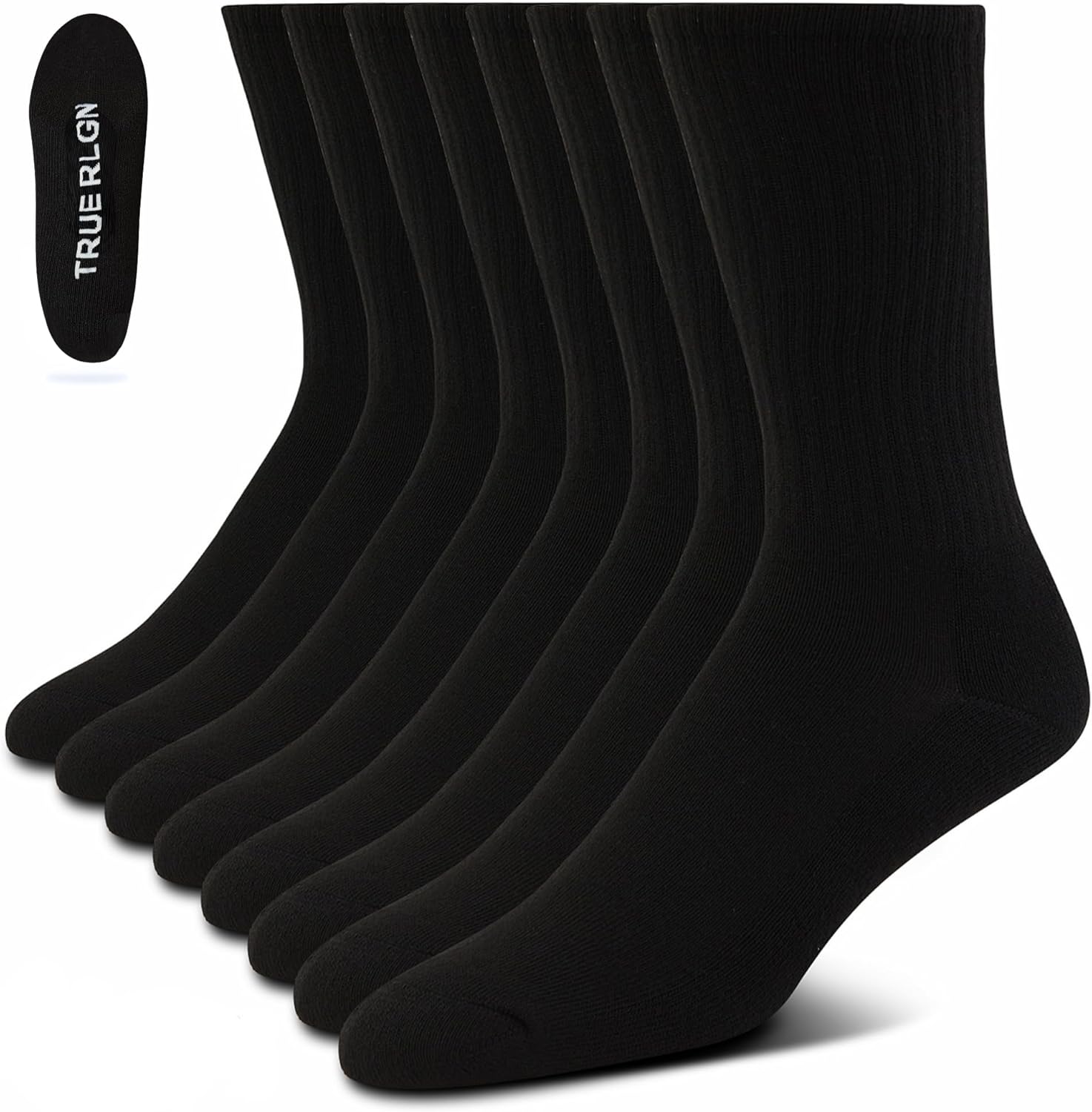 Premium Athletic Men's 8-Pack  - Cotton Crew Sock Pack ulasan dan harga