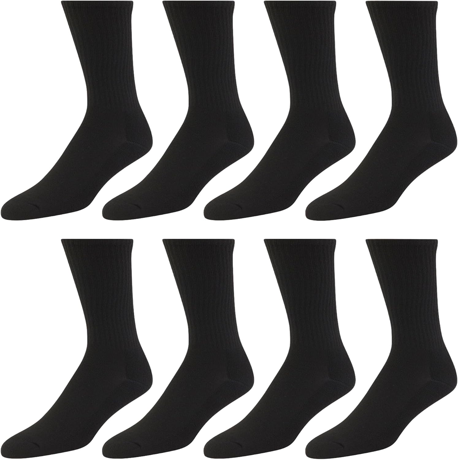 Premium Athletic Men's 8-Pack  - Cotton Crew Sock Pack ulasan dan harga