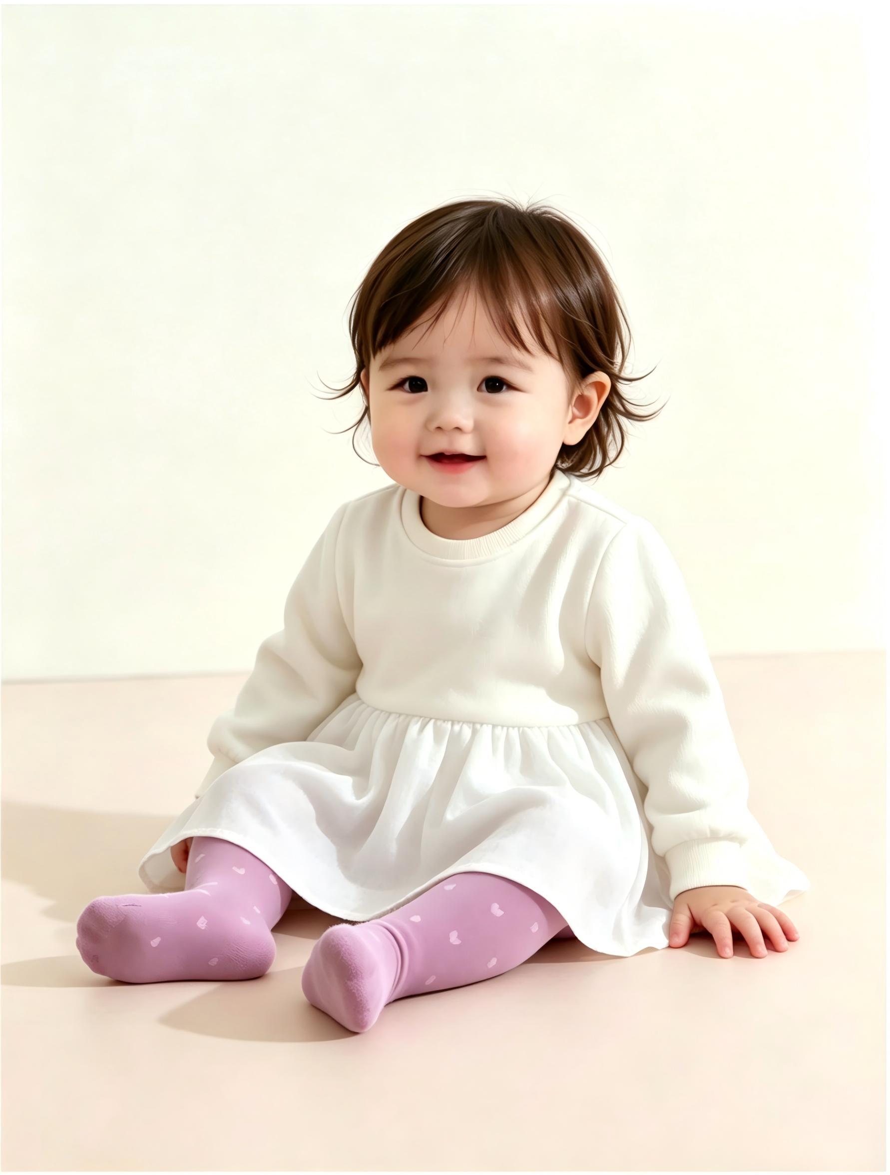 3PCS Toddler Girls Heart Print - Tights Pantyhose Sheer ulasan dan harga