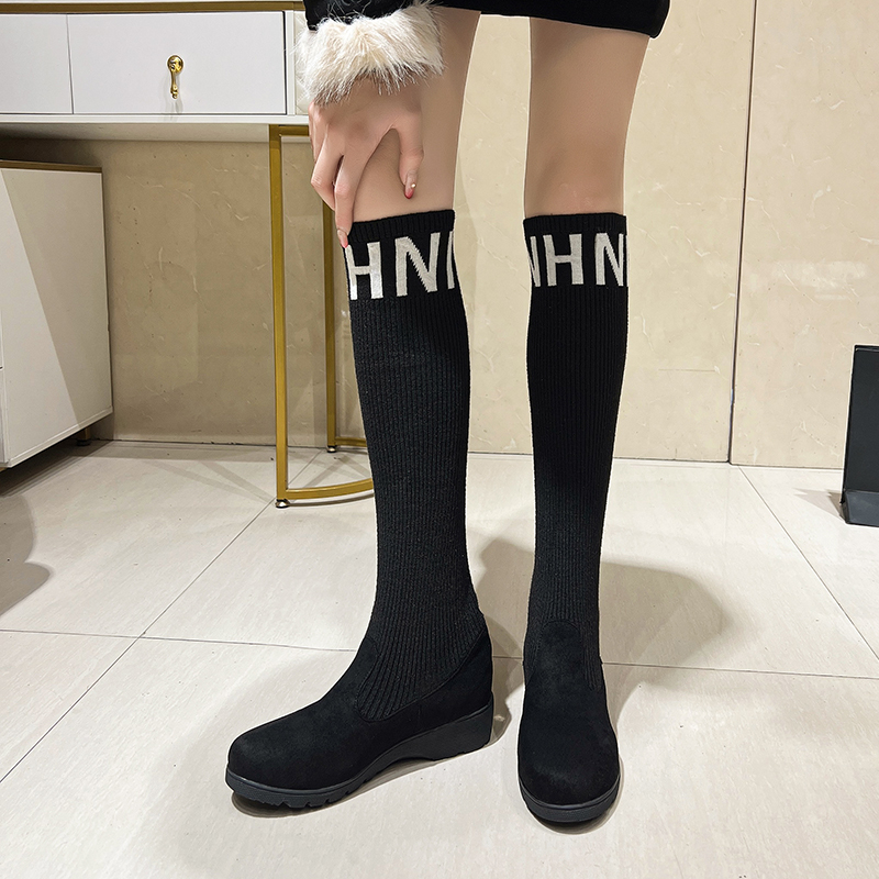 New Women's High-heeled Over-t - Knee High Sock Women ulasan dan harga
