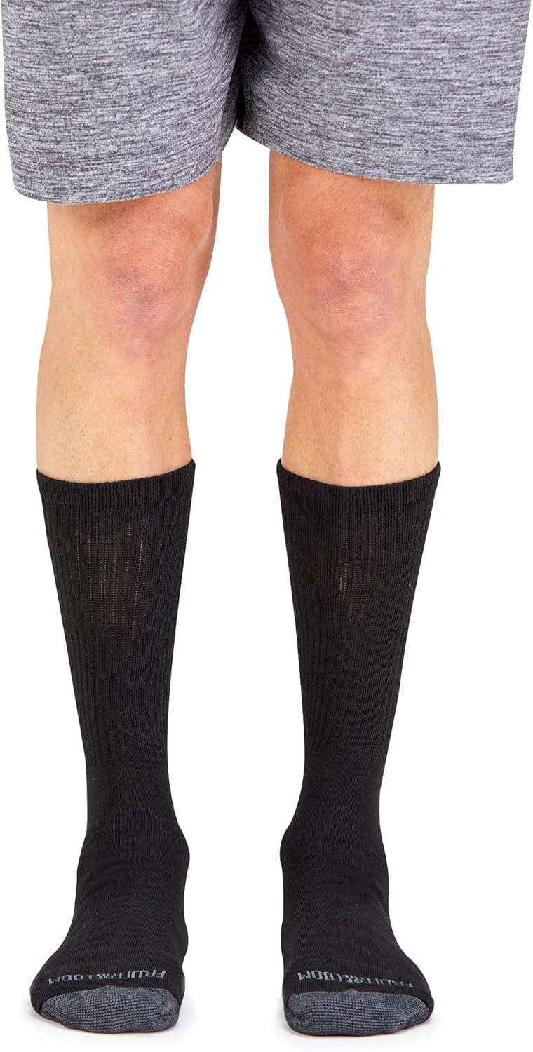 Men's Dual Defense Crew Socks  - Cotton Crew Sock Pack ulasan dan harga