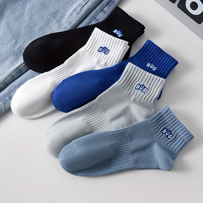 5 Pairs Men's Ankle Socks, Sol - Ankle Sock Low Cut ulasan dan harga