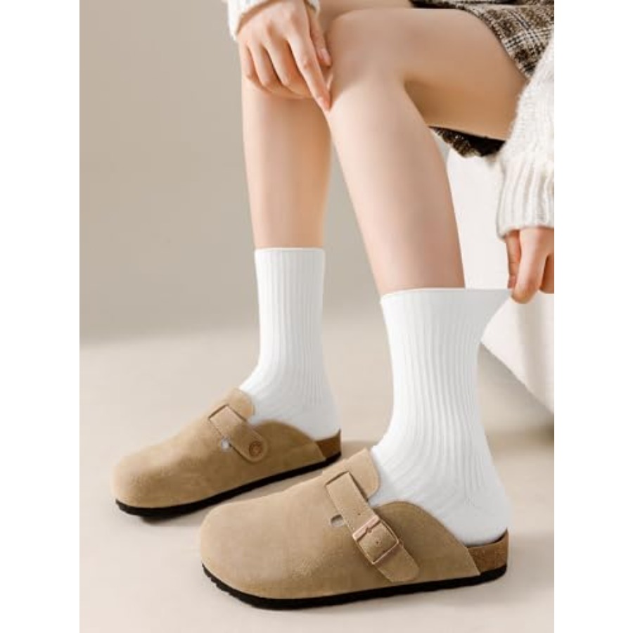 DOKUTOKU Womens Crew Socks Siz - Cotton Crew Sock Pack ulasan dan harga