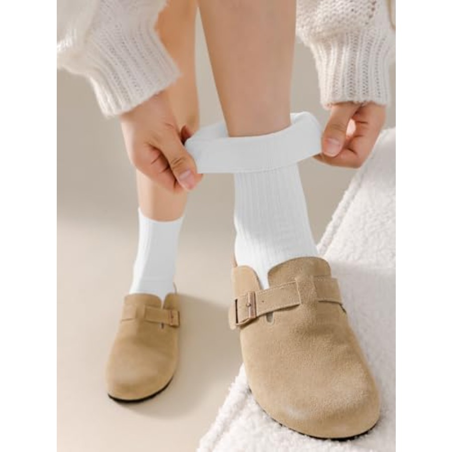 DOKUTOKU Womens Crew Socks Siz - Cotton Crew Sock Pack ulasan dan harga