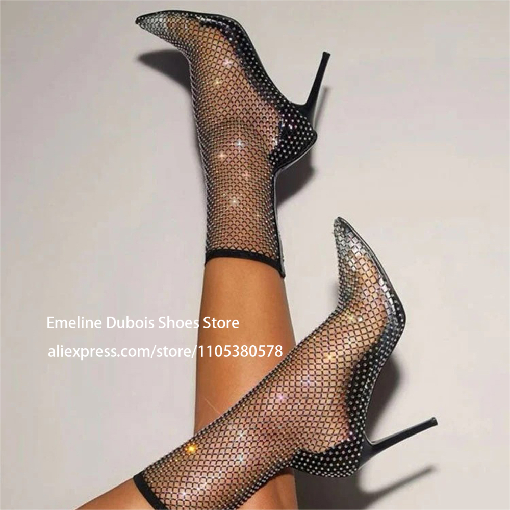 Rhinestones Fishnet Stocking S - Fishnet Stocking Women ulasan dan harga
