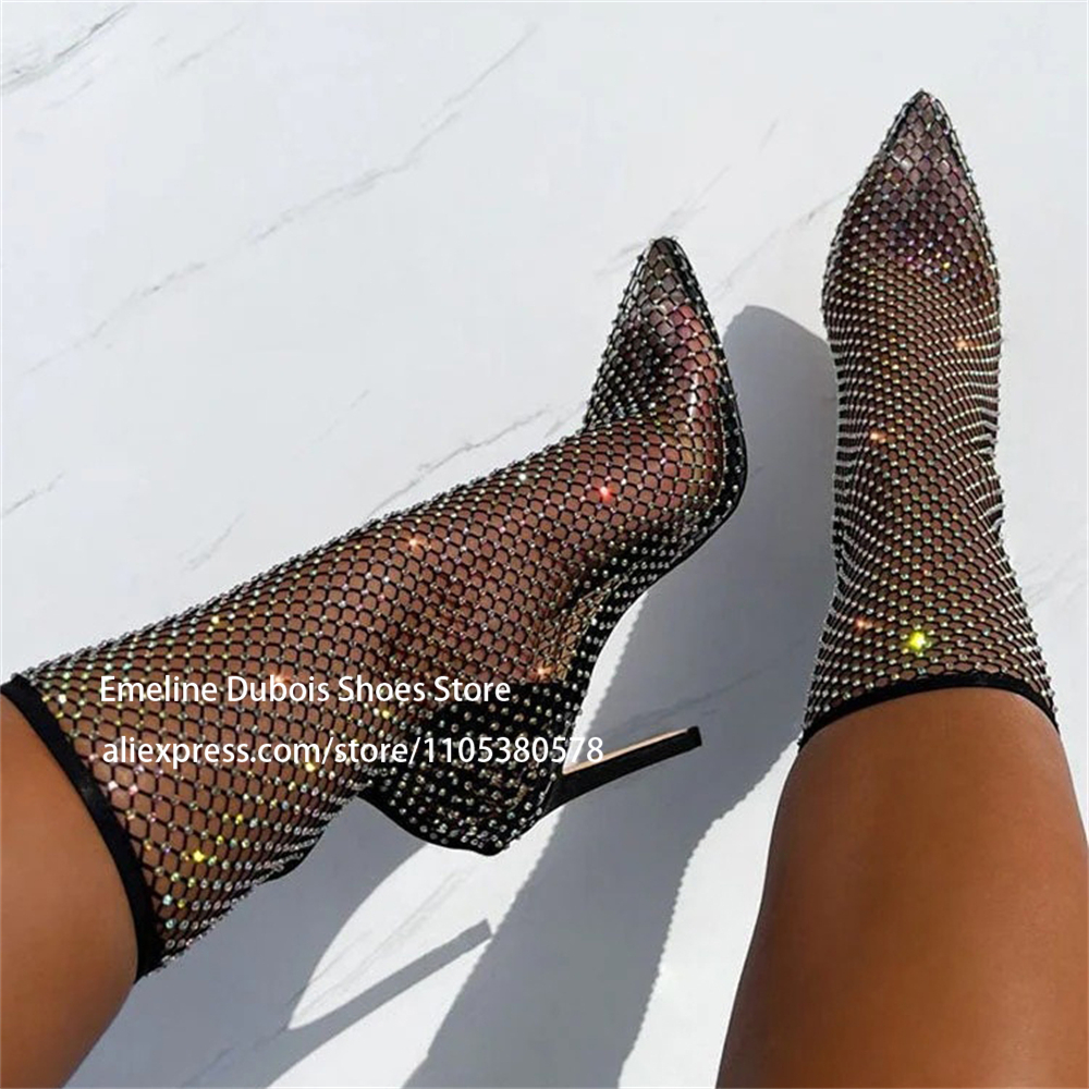Rhinestones Fishnet Stocking S - Fishnet Stocking Women ulasan dan harga